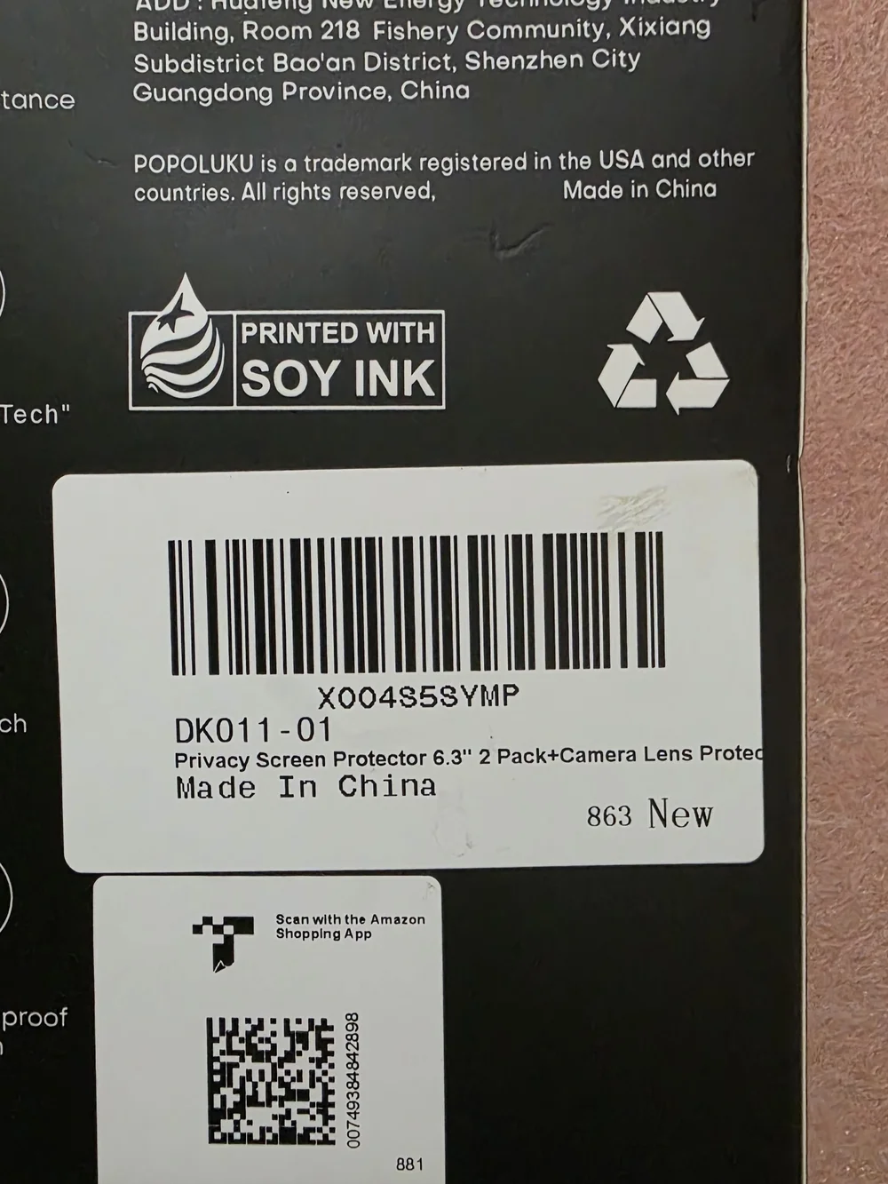 Iphone 17 Pro Privacy Screen Protector